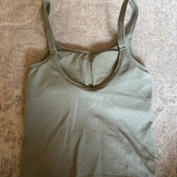 Lululemon Ebb to Street Scoop-Neck Cropped Tank Top Light Support, B/C Cup - Picture 4 of 7